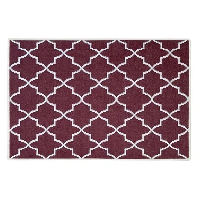 Sussexhome Lattice Collection Cotton Heavy Duty Low Pile Area Rug , 2' X 3' 12 Sussexhome Lattice Collection Cotton Heavy Duty Low Pile Area Rug , 2' X 3' - Image 10