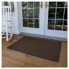 2'x3' Solid Doormat Brown/Black - HomeTrax -Decor Vista GUEST b4781083 4585 41fa 866b 9f1c0e6e2c98