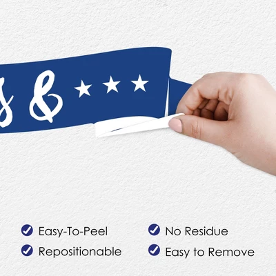 Big Dot Of Happiness Stars & Stripes - Peel And Stick Patriotic Party Decoration - Wall Decals Backdrop 4 Big Dot Of Happiness Stars & Stripes - Peel And Stick Patriotic Party Decoration - Wall Decals Backdrop - Image 2