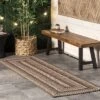 NuLOOM Gwyneth Braided Borders Indoor And Outdoor Patio Area Rug -Decor Vista GUEST b60b51a8 847c 4a35 84d0 f1bbf9d0e95e