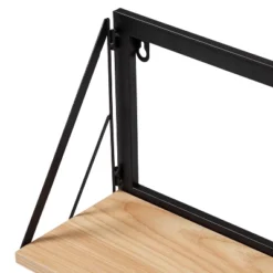 Honey-Can-Do Small Laundry Wall Shelf With Wood Light Oak 11 Honey-Can-Do Small Laundry Wall Shelf With Wood Light Oak -Decor Vista GUEST b6887a91 9e1e 469e b19a 1fc2b51d287d