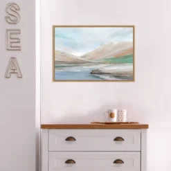 23" X 16" Royal Hills By Isabelle Z Framed Canvas Wall Art - Amanti Art -Decor Vista GUEST b74adce1 2fda 4853 82a6 af1cd569e8dd