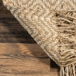 Hand Woven Don Jute With Fringe Rug - NuLOOM 13 Hand Woven Don Jute With Fringe Rug - NuLOOM -Decor Vista GUEST b7e68c46 684f 4cba 82ef ff6c02dba91e