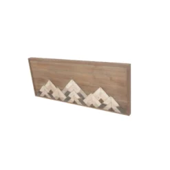 Wood Geometric Mountain Wall Decor Brown - Olivia & May -Decor Vista GUEST b7f303c2 7b51 4d79 83e6 37c03b4b748d