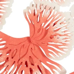 Contemporary Metal Coral Wall Decor Orange - Olivia & May -Decor Vista GUEST b7fbc9c8 1621 4440 9b6f 695f346fc0d8