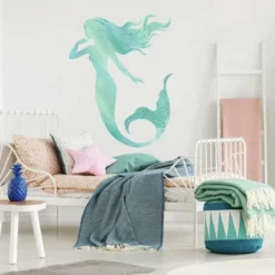 Glitter Mermaid Peel And Stick Giant Wall Decal - RoomMates -Decor Vista GUEST b86b3f2e f82a 439d b4c8 03f1b134d335