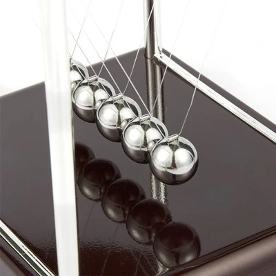 Juvale Newton's Cradle Balance Pendulum, Pendulum Balls Physics Learning Desk Toy For Home And Office, 7x6x7 In 4 Juvale Newton's Cradle Balance Pendulum, Pendulum Balls Physics Learning Desk Toy For Home And Office, 7x6x7 In - Image 2