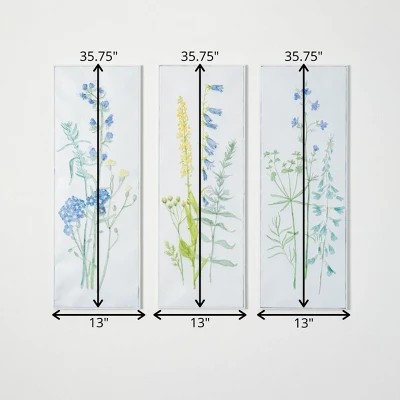 Sullivans Herb Inspired Wall Panel Set Of 3, 35.75"H Multicolored 5 Sullivans Herb Inspired Wall Panel Set Of 3, 35.75"H Multicolored - Image 3