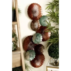 Metal Plate Wall Decor Brown - Olivia & May -Decor Vista GUEST b9b42321 405d 434c a6ae e977773ed1d0