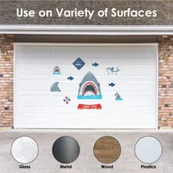 Big Dot Of Happiness Shark Zone - Peel And Stick Kids Room Vinyl Wall Art Stickers - Wall Decals - Set Of 20 -Decor Vista GUEST baa99d81 454c 4530 b616 ec02d095056e