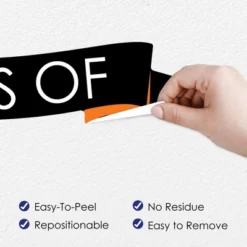 Big Dot Of Happiness Orange Class Of 2023 Graduation Party Wall Decals Set Of 20 -Decor Vista GUEST badc3581 0baa 41f3 976b ba863520b015