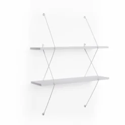 38.5" X 31.5" Two-Tier Wire Bracket Shelves - Danya B. -Decor Vista GUEST bb2e23e7 ce59 46ba a3ba 634686f8818a
