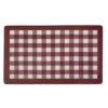 GoodGram Buffalo Burgundy Plaid Memory Foam Anti-Fatigue Kitchen Floor Mat - 18 In. W X 30 In. L -Decor Vista GUEST bb7c7358 4928 4721 90ce 722331dc4c7b