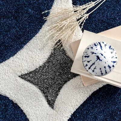 Nuloom Gabriela Trellis 4x6 Area Rug For Living Room Bedroom Dining Room Kitchen, Navy/White 8 Nuloom Gabriela Trellis 4x6 Area Rug For Living Room Bedroom Dining Room Kitchen, Navy/White - Image 6