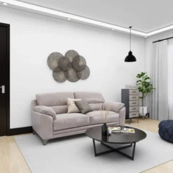 Metal Plate Overlapping Perforated Wall Decor Black - Olivia & May 32 Metal Plate Overlapping Perforated Wall Decor Black - Olivia & May -Decor Vista GUEST bbd502ca e05f 4e9b 895d d56a8184b18d