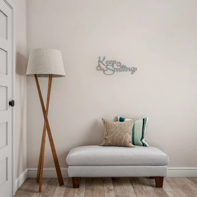 Metal Cutout- Keep Smiling Decorative Wall Sign-3D Word Art Home Accent Décor-Perfect For Modern Rustic Or Vintage Farmhouse Style By Lavish Home 7 Metal Cutout- Keep Smiling Decorative Wall Sign-3D Word Art Home Accent Décor-Perfect For Modern Rustic Or Vintage Farmhouse Style By Lavish Home - Image 5