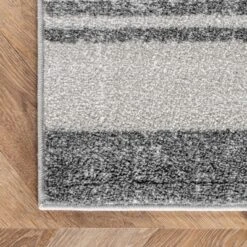 2'6"x6' Striped Kelsi Runner Rug Gray - NuLOOM 12 2'6"x6' Striped Kelsi Runner Rug Gray - NuLOOM -Decor Vista GUEST bc8c70bf eb31 4fe0 a40b a2957c1c64c4