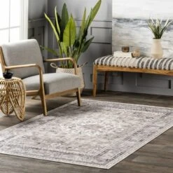 NuLOOM Davi Faded Stain-Resistant Machine Washable Area Rug
