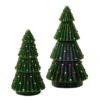 Christmas 6.5" Dotted Tree Candles Green Ornaments One Hundred 80 Degree - Flame Candles -Decor Vista GUEST bf298b54 3381 4640 bcdb 2e29b6c62616