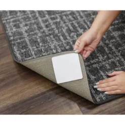 Mohawk 4pk Adhesive Non Slip Gripper Corner Tabs Rug Pads Ivory -Decor Vista GUEST bf476f99 0ec8 4ff6 b094 69f902793174