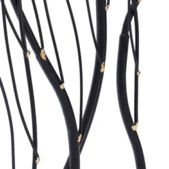 LuxenHome Black Abstract Trees Rectangular Metal Wall Decor -Decor Vista GUEST bfc43689 e31a 447f a41b 94cfefef6090