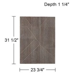 Dahlia Studios Ravenna 31 1/2" High Brown Rectangular Wood Wall Art 14 Dahlia Studios Ravenna 31 1/2" High Brown Rectangular Wood Wall Art -Decor Vista GUEST c02eea12 f52d 41d9 888f a5ff6e3f201a
