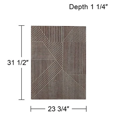 Dahlia Studios Ravenna 31 1/2" High Brown Rectangular Wood Wall Art 8 Dahlia Studios Ravenna 31 1/2" High Brown Rectangular Wood Wall Art - Image 6