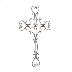 Metal Cross Scroll Wall Decor Black - Olivia & May -Decor Vista GUEST c043a406 dcb3 4907 8269 265f5571b8d5