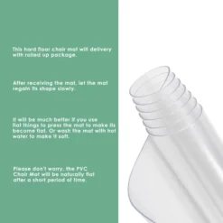 Costway 47'' X 47'' PVC Chair Floor Mat Home Office Protector For Home Office -Decor Vista GUEST c10fe36d 7e1e 4fc0 9997 d087dba73d01