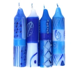 Global Crafts Hand-Painted Dinner Or Shabbat Candles, Set Of 4 11 Global Crafts Hand-Painted Dinner Or Shabbat Candles, Set Of 4 -Decor Vista GUEST c173fd2f d744 44fa 92ee 592e270c9393