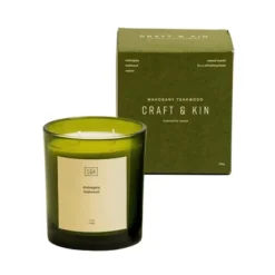 Craft & Kin Premium Aromatherapy Soy Green Candle -Decor Vista GUEST c1de1b6c 921d 48ed b21e 131b8416df1d