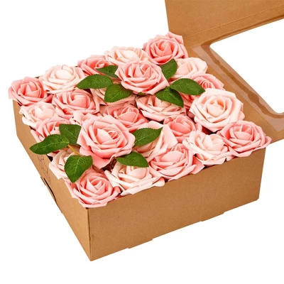 RCZ Décor Artificial Foam Roses For Decoration, Attractive Fake Flowers For DIY Wedding Centerpieces, Includes: 50 Roses With Stems And 20 Leaves 7 RCZ Décor Artificial Foam Roses For Decoration, Attractive Fake Flowers For DIY Wedding Centerpieces, Includes: 50 Roses With Stems And 20 Leaves - Image 5