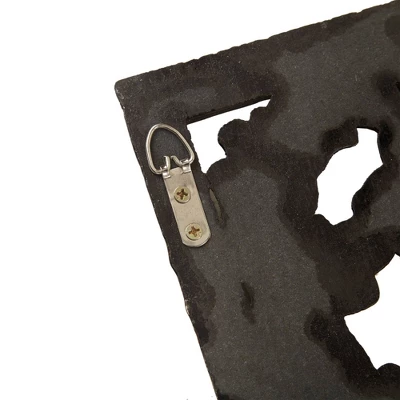 2pc Botanical Carved Wall Decor Panel Set Bronze - Madison Park 8 2pc Botanical Carved Wall Decor Panel Set Bronze - Madison Park - Image 6