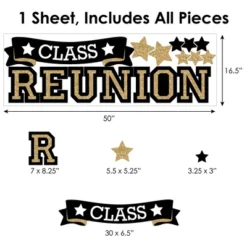 Big Dot Of Happiness Reunited - Peel And Stick School Class Reunion Party Decoration - Wall Decals Backdrop -Decor Vista GUEST c2edaf7e bc10 430b 8fd9 e044a4642bfd