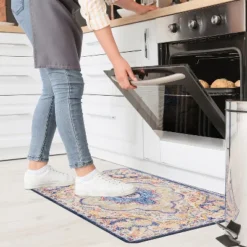 World Rug Gallery Distressed Bohemian Vintage Anti-fatigue Standing Mat -Decor Vista GUEST c3ec2e71 69d5 4b99 ad68 493a52656ae8