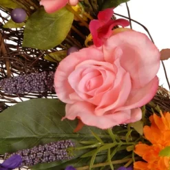 National Tree Company 24" Spring Wildflower Wreath -Decor Vista GUEST c457896b e399 4887 a530 f238eba8d542