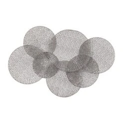 Metal Plate Overlapping Perforated Wall Decor Black - Olivia & May 37 Metal Plate Overlapping Perforated Wall Decor Black - Olivia & May -Decor Vista GUEST c51c0faf 944d 46b3 9894 bb4a5b98ff85