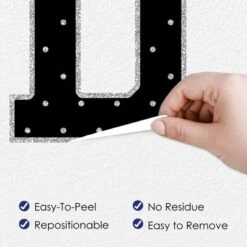 Big Dot Of Happiness Silver Graduation Party Decor - Vinyl Wall Decals - Grad 10 Big Dot Of Happiness Silver Graduation Party Decor - Vinyl Wall Decals - Grad -Decor Vista GUEST c6b94736 f80d 42a1 a6a5 31c64601dd05