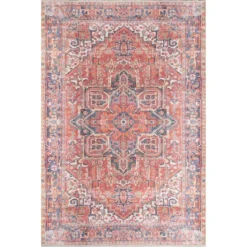 Chandler Medallion Rug Red - Momeni -Decor Vista GUEST c7547a4a 54d4 4d3b b365 54a520fa43af