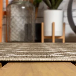 Trebol Moroccan Trellis Textured Weave Indoor/Outdoor Area Rug - JONATHAN Y -Decor Vista GUEST c76dce39 3eb6 4f66 a451 e5d4a2a04eab