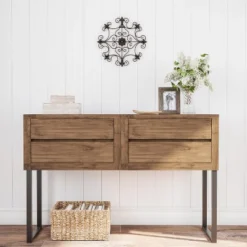 Medallion Metal Wall Art- 14.25 Inch Square Open Edge Metal Home Décor, Hand Crafted With Distressed Finish- Mounting Screws Included By Lavish Home -Decor Vista GUEST c78b6f0d e2c7 4b5e aa10 6ceeee1b181b