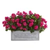 Nearly Natural 30-in Bougainvillea Artificial Plant In Stone Planter -Decor Vista GUEST c7c9f4ce a61b 4824 b781 8c5dc281da1e