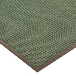 Hunter Green Solid Doormat - (3'x5') - HomeTrax -Decor Vista GUEST c9bffee9 18c4 4703 97a4 c579261c4483