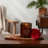 9oz Lidded Glass Jar Crackling Wooden Wick Rose And Cedar Candle - Threshold™ -Decor Vista GUEST c9d1b334 8c3d 48ba 89e8 1cac7ea1bf0b