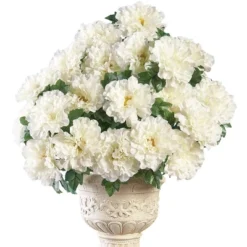 Collections Etc Artificial Multicolor Zinnia Bushes Stakes - Set Of 3 -Decor Vista GUEST c9d7e26a 08fa 4af2 87f8 0c59af568178