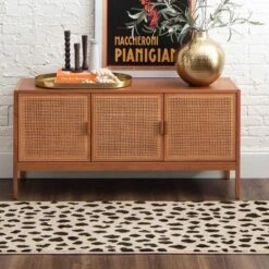 Daffodil Leopard Print Woven Rug - Threshold™ -Decor Vista GUEST ca6f0185 7f07 4025 bbdb 2103d7e23c18