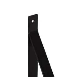 (Set Of 2) 5" X 10" Sudbury Wood And Metal Wall Shelf Set White/Black - Kate & Laurel All Things Decor -Decor Vista GUEST cb846532 2962 4ffd a98e 6bb998e2d6af