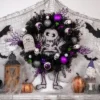 Northlight Purple And Black Spooky Skeleton Pine Halloween Wreath, 24-Inch, Unlit 2 Northlight Purple And Black Spooky Skeleton Pine Halloween Wreath, 24-Inch, Unlit -Decor Vista GUEST cc7dbf0d 560a 4cec 937c 531c6e703142