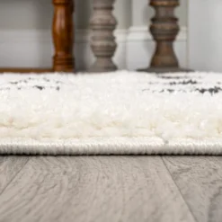 Cristo Berber Geometric Shag Indoor Area Rug - JONATHAN Y -Decor Vista GUEST cc979049 423f 48a5 a5a1 ca405f7afc0b