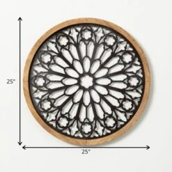 Sullivans Pierced Metal Wall Medallion 25"H Black 11 Sullivans Pierced Metal Wall Medallion 25"H Black -Decor Vista GUEST cfd61fdb d6ed 443c bc7e d36d1aaefc2a